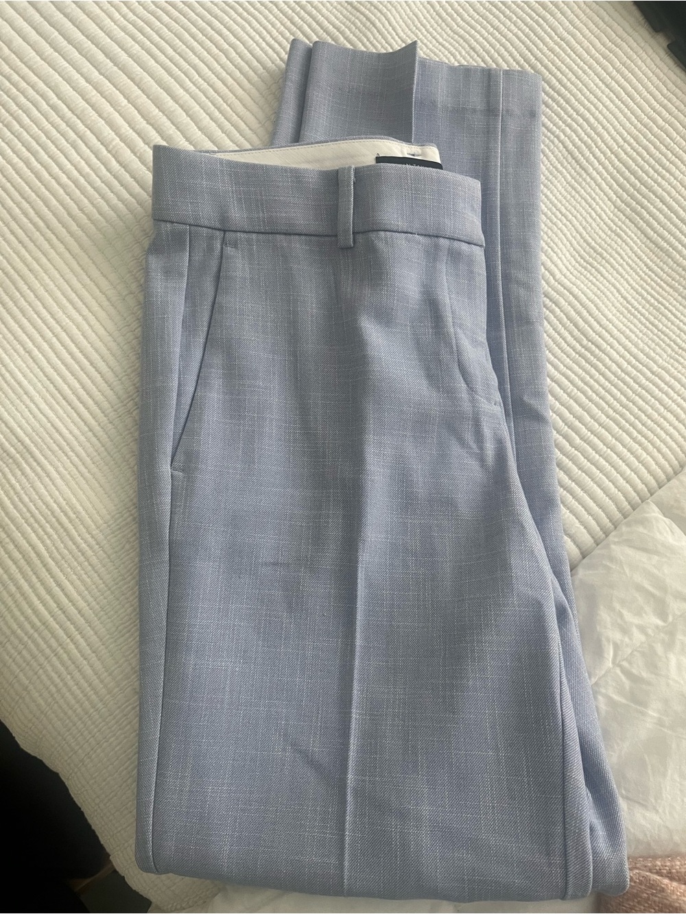 Ann Taylor Light Blue linen Pants - Slim Tailored